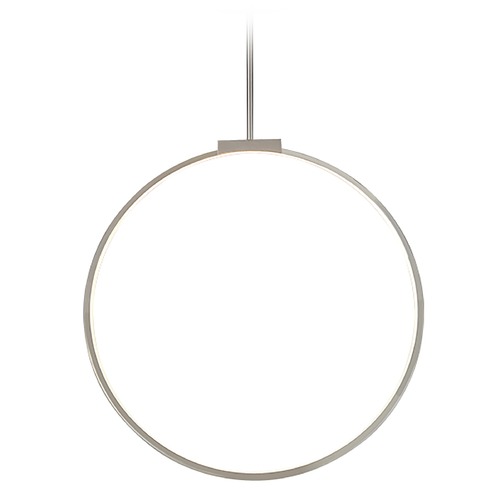 Cirque Brushed Nickel LED Pendant by Kuzco Lighting