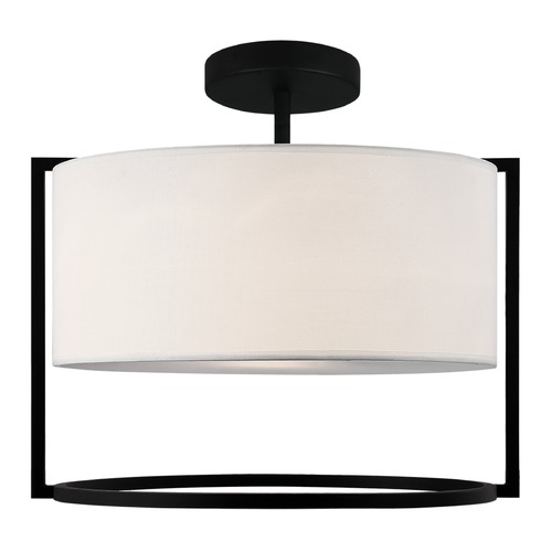 Matteo Lighting Nagashi Dark Grey Semi-Flush Mount by Matteo Lighting X67602DGWH