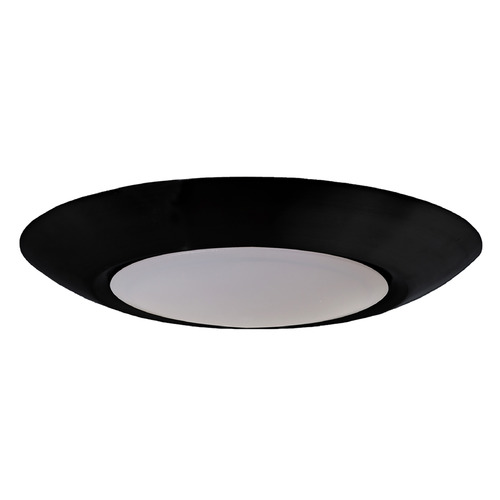 LED Flush Mount in Flat Black by Craftmade Lighting