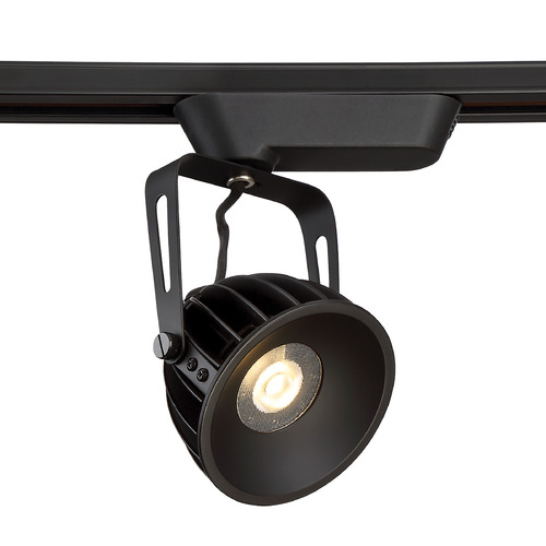 Eurofase Lighting 20W LED Rounded Track Head in Black by Eurofase Lighting 29678-35-01