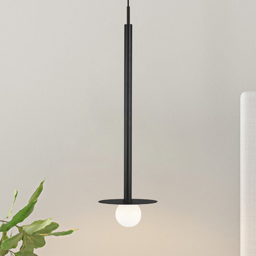 Kelly Wearstler Nodes 30-Inch Tall Midnight Black Pendant by Visual Comfort Studio
