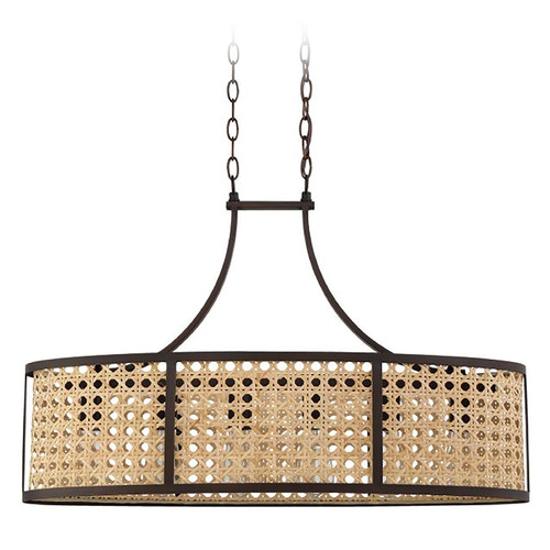 Malaya Aged Bronze Brushed Linear Light by Craftmade Lighting