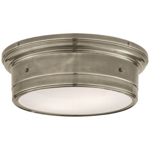 Studio VC Siena Large Flush Mount in Antique Nickel by Visual Comfort Signature