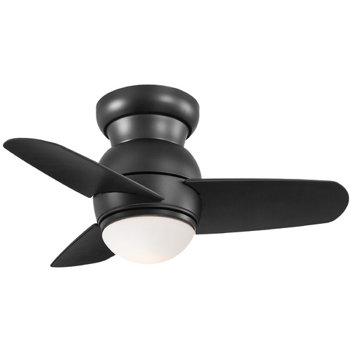 Minka Aire Spacesaver Coal LED Ceiling Fan with Light