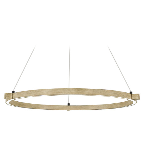 Quoizel Lighting Soma 23-Inch LED Pendant in Whitewashed Walnut by Quoizel Lighting PCSMA2823WA