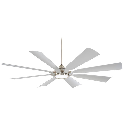 Minka Aire Minka Aire Future Brushed Nickel LED Ceiling Fan with Light F756L-BNW