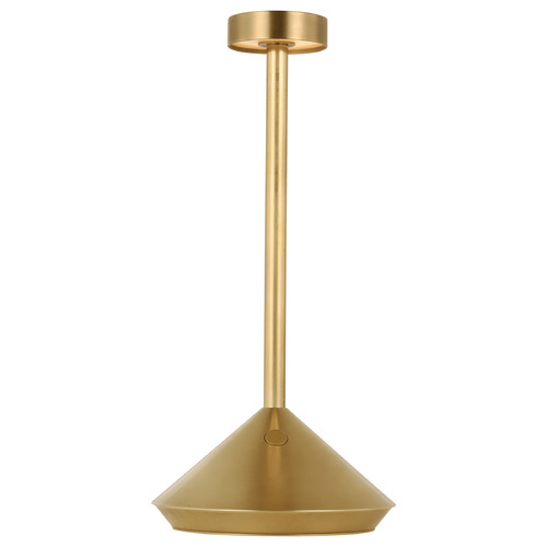 Visual Comfort Modern Collection Sean Lavin Moneta Hand Rubbed Antique Brass LED Accent Lamp