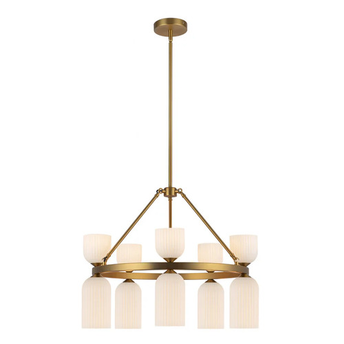 Alora Lighting Nelly Brushed Gold Chandelier
