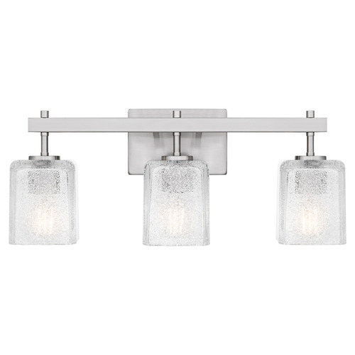 Quoizel Lighting Brenthouse Brushed Nickel Bathroom Light
