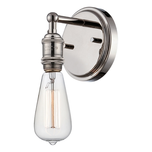 Sconce Wall Light in Polished Nickel by Nuvo Lighting