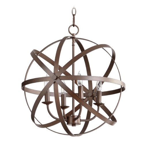 Quorum Lighting Celeste Oiled Bronze Pendant by Quorum Lighting 6009-4-86