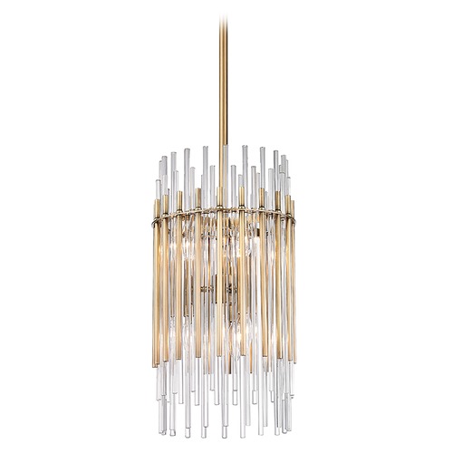 Wallis Aged Brass Pendant by Hudson Valley Lighting