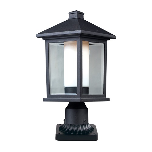 Z-Lite Mesa Black Post Light by Z-Lite 523PHM-PM