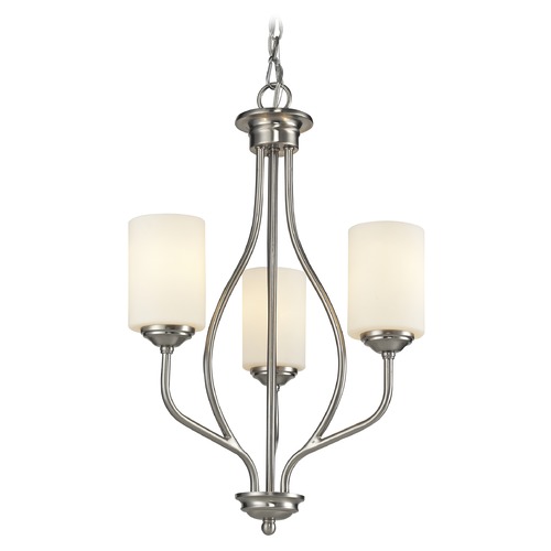 Cardinal Brushed Nickel Chandelier by Z-Lite