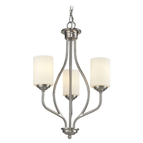 Z-Lite Cardinal Brushed Nickel Mini-Chandelier by Z-Lite 434-3-BN