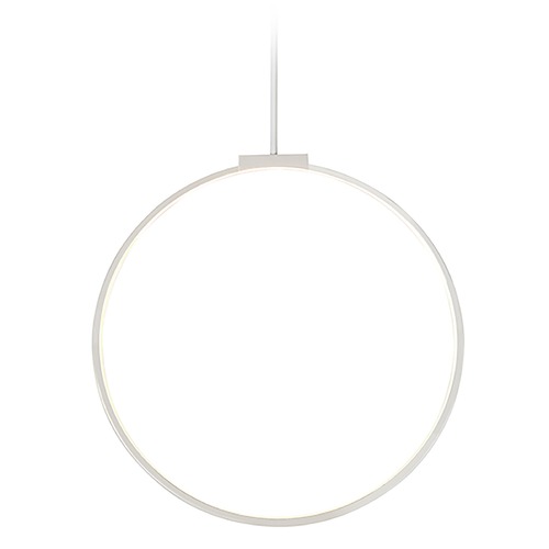 Cirque White LED Pendant by Kuzco Lighting