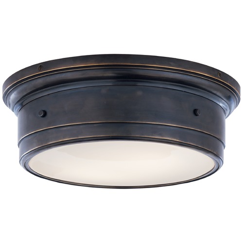 Visual Comfort Signature Collection Studio VC Siena Large Flush Mount in Bronze by Visual Comfort Signature SS4016BZWG