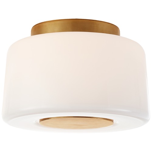 Visual Comfort Signature Collection Barbara Barry Acme Small Flush Mount in Soft Brass by Visual Comfort Signature BBL4105SBWG