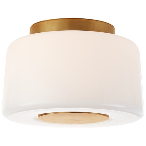 Barbara Barry Acme Small Flush Mount in Soft Brass by Visual Comfort Signature