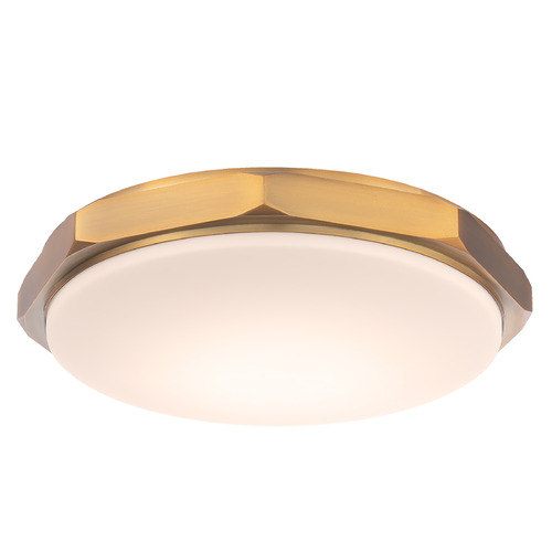 Grommet Aged Brass LED Flush Mount by Modern Forms