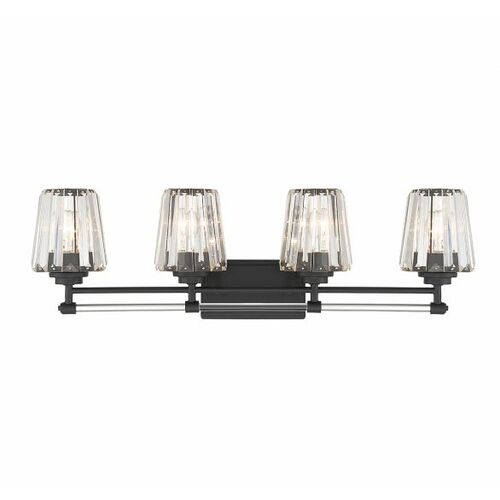 Garnet 4-Light Bath Light in Matte Black by Savoy House