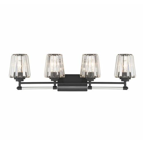 Savoy House Garnet 4-Light Bath Light in Matte Black by Savoy House 8-6001-4-BK