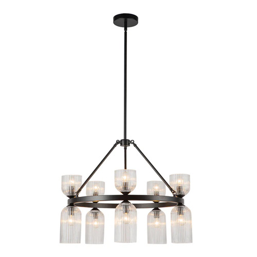 Alora Lighting Nelly Matte Black Chandelier
