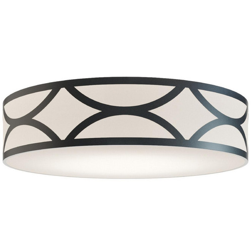 Afx Lighting Lake Black LED Flushmount Light