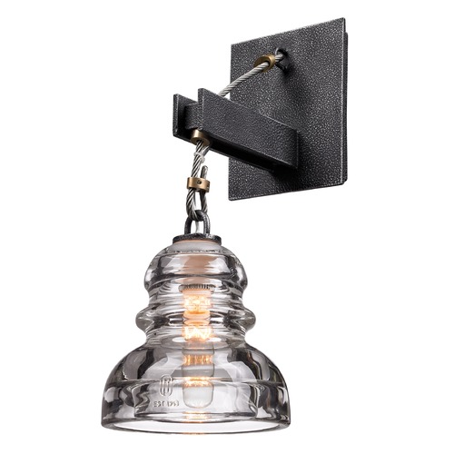 Menlo Park 14-Inch Wall Sconce in Old Silver by Troy Lighting