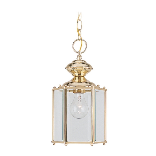 Generation Lighting Classico Outdoor Hanging Light in Polished Brass by Generation Lighting 6008-02