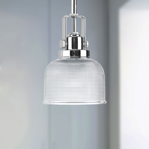 Archie 5.75-Inch Mini Pendant in Chrome by Progress Lighting