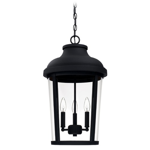 Capital Lighting Dunbar Outdoor Hanging Lantern in Black by Capital Lighting 927033BK