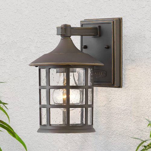 Freeport 9.25-Inch Oil Rubbed Bronze Outdoor Wall Light by Hinkley Lighting