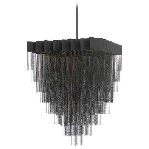 Bloomfield Black LED Chandelier by Eurofase Lighting
