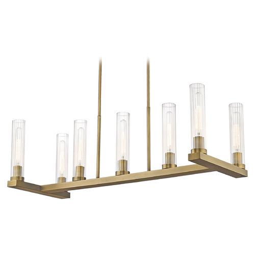 Beau Rubbed Brass Linear Light by Z-Lite