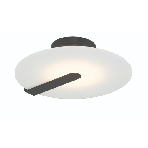 Eurofase Lighting Nuvola 12-Inch LED Flush Mount in Black by Eurofase 46843-012