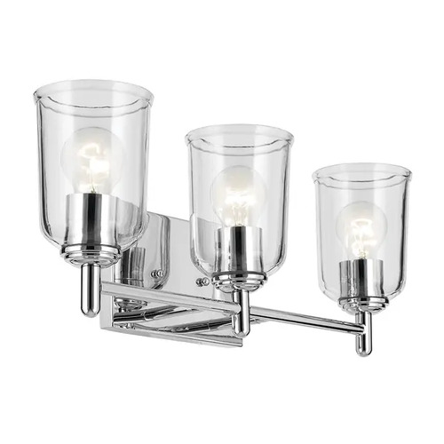 Shailene 3-Light Vanity Light in Chrome by Kichler Lighting