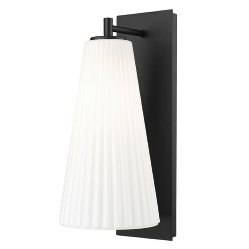 Z-Lite Z-Lite Farrell Matte Black Sconce 3043-1SL-MB