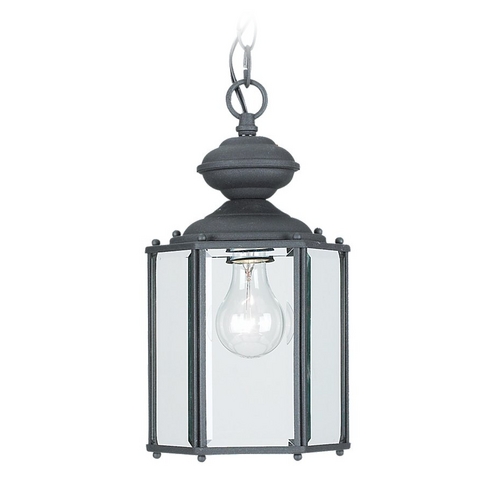 Classico Outdoor Hanging Light in Black by Generation Lighting