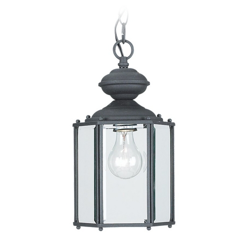 Generation Lighting Classico Outdoor Hanging Light in Black by Generation Lighting 6008-12