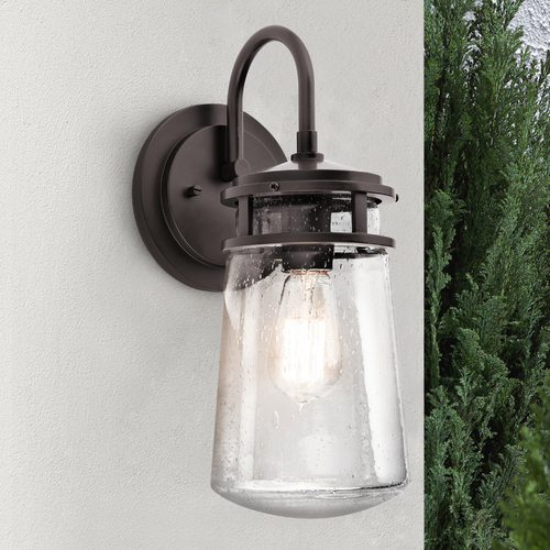 Lyndon 15-Inch Outdoor Wall Light in Bronze by Kichler Lighting