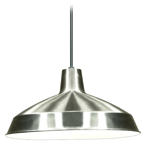 Nuvo Lighting Barn Light Pendant Brushed Nickel by Nuvo Lighting SF76/661