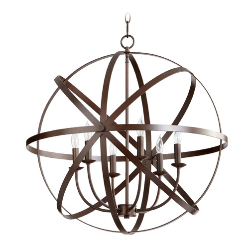 Quorum Lighting Celeste Oiled Bronze Pendant by Quorum Lighting 6009-6-86