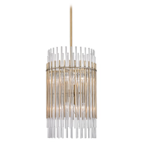 Wallis Aged Brass Pendant by Hudson Valley Lighting