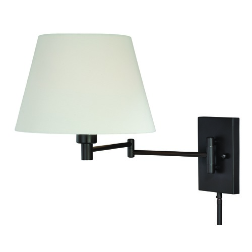 Chapeau New Bronze Swing Arm Lamp by Vaxcel Lighting