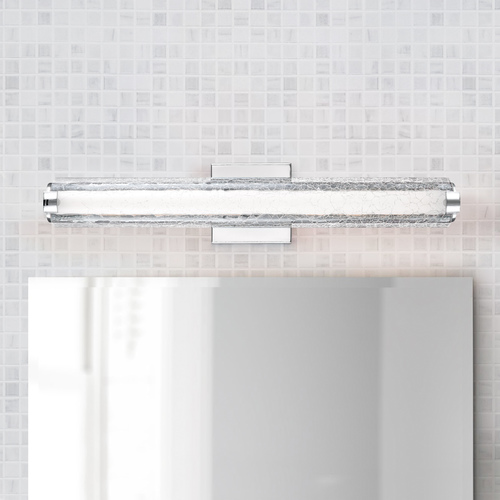 Visual Comfort Studio Collection Cutler Chrome LED Vertical Bathroom Light by Visual Comfort Studio WB1868CH-L1