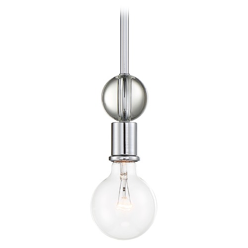 Nuvo Lighting Bounce Polished Nickel Mini Pendant by Nuvo Lighting 60/6566