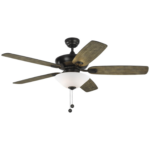 Colony 52 LED Brushed Steel LED Ceiling Fan by Generation Lighting Fan Collection