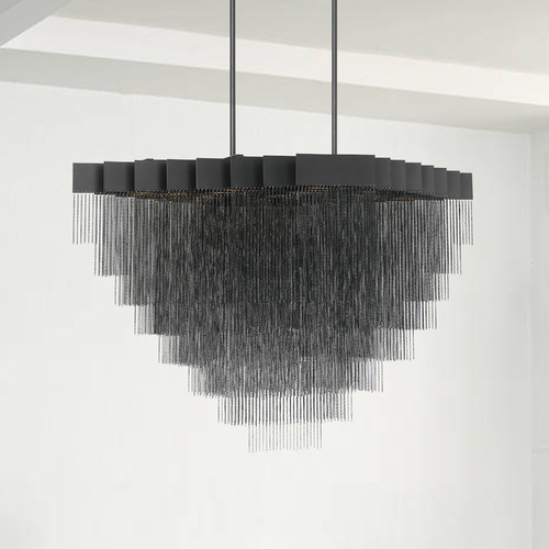 Bloomfield Black LED Chandelier by Eurofase Lighting