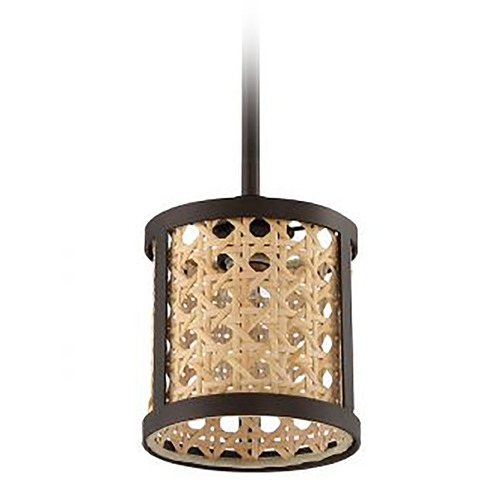 Malaya Aged Bronze Brushed Mini Pendant by Craftmade Lighting